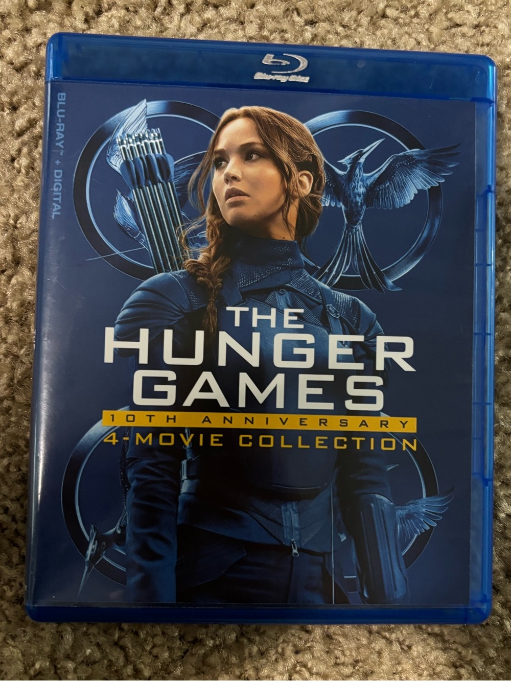 The Hunger‎ Games 10th Anniversary 4-Movie Collection Blu-ray - Blue Case